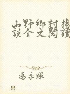 山野乡村杨嫂小说全文阅读