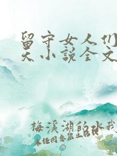 留守女人们的春天小说全文