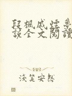 段枫戚烟梦的小说全文阅读无弹窗