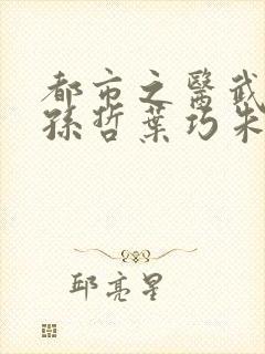 都市之医武双修孙哲叶巧朱颜