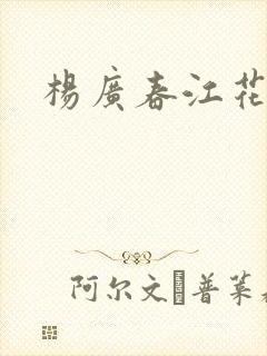 杨广春江花月夜