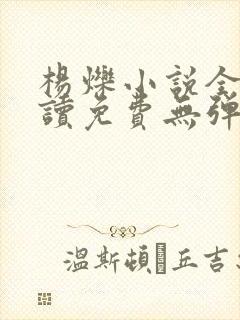杨烁小说全文阅读免费无弹窗