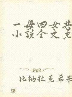 一母四女共一婿小说全文免费