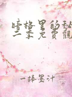 暗格里的秘密第二季免费观看