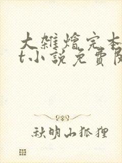大杂烩完本txt小说免费阅读