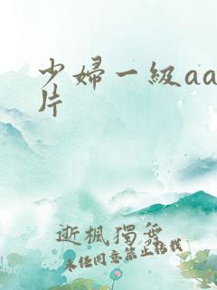 少妇一级aaa片