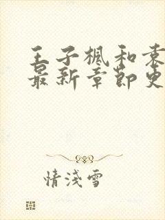 王子枫和袁雯洁最新章节更新
