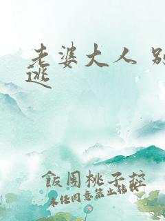 老婆大人 别想逃