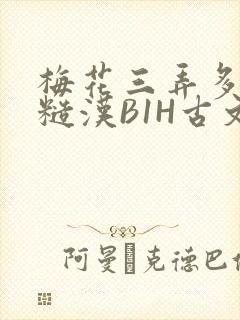 梅花三弄多肉的糙汉B1H古文