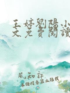 王婷刘阳小说全文免费阅读