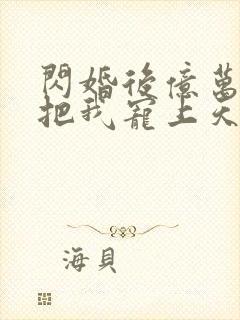 闪婚后亿万总裁把我宠上天金灿灿