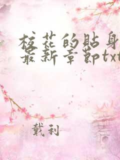 校花的贴身高手最新章节txt下载