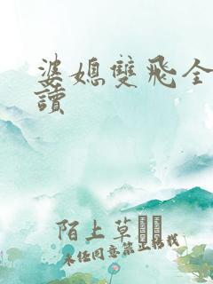 婆媳双飞全文阅读