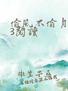 偷风不偷月番外3阅读