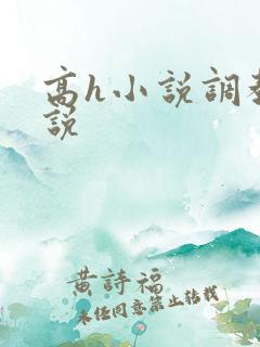 高h小说调教小说