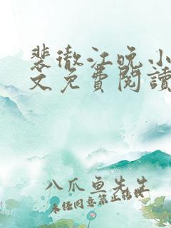 裴彻江晚小说全文免费阅读