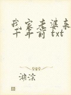 我家老婆来自一千年前 txt