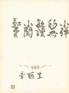 郑小敏的小说免费阅读无弹窗