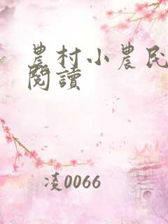 农村小农民小说阅读