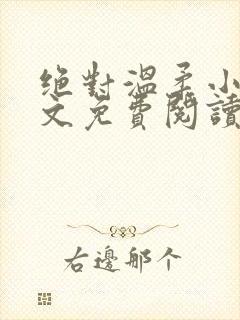 绝对温柔小说全文免费阅读无弹窗