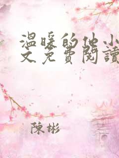温暖的他小说全文免费阅读无弹窗