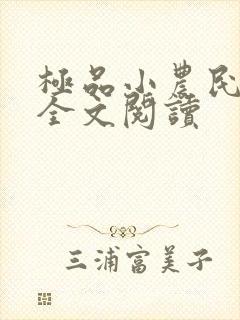 极品小农民免费全文阅读