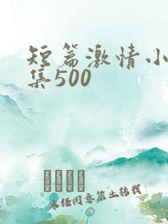 短篇激情小说合集500