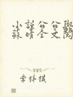小说公公与儿媳苏晴全文阅读