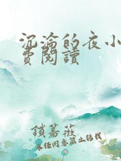 沉沦的夜小说免费阅读
