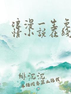 浪漫一生免费言情小说在线阅读