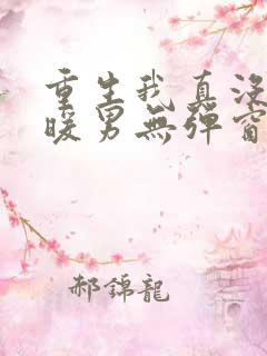 重生我真没想当暖男无弹窗