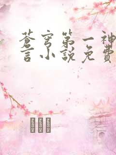 苍穹第一神功景言小说免费阅读
