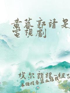 黄蓉郭靖是哪个电视剧