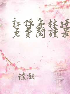 许锦年林晓小说免费阅读最新章节