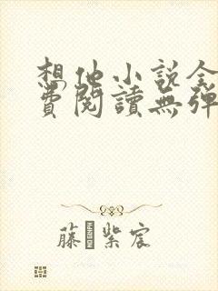 想他小说全文免费阅读无弹窗