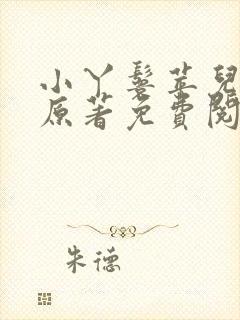 小丫鬟苹儿小说原著免费阅读
