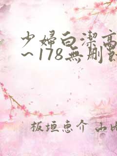 少妇白洁高义1～178无删节