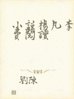 小说杨凡李灿免费阅读