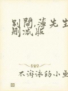 别闹,薄先生未删减版