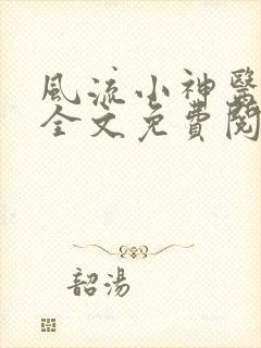 风流小神医小说全文免费阅读下载