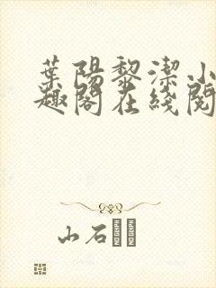 叶阳黎洁小说笔趣阁在线阅读
