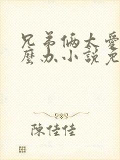 兄弟俩太爱我怎么办小说免费阅读