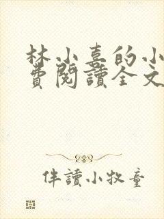 林小喜的小说免费阅读全文