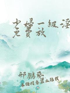 少妇一级淫片,免费放