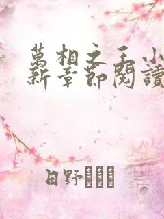 万相之王小说最新章节阅读免费