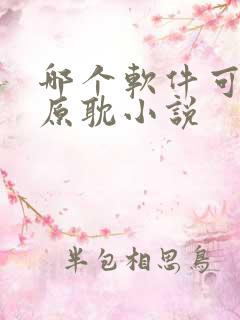 哪个软件可以看原耽小说