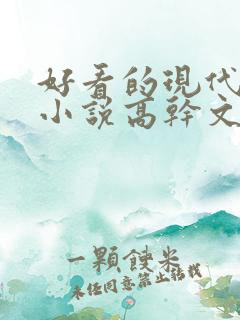 好看的现代言情小说高干文