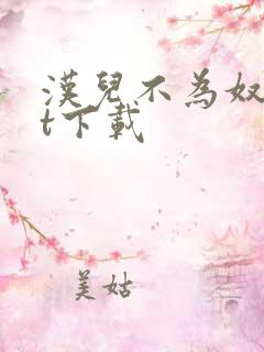 汉儿不为奴txt下载