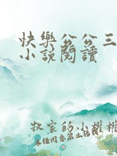 快乐公公三儿媳小说阅读