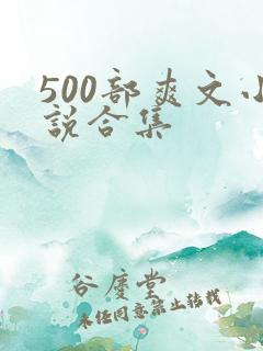 500部爽文小说合集